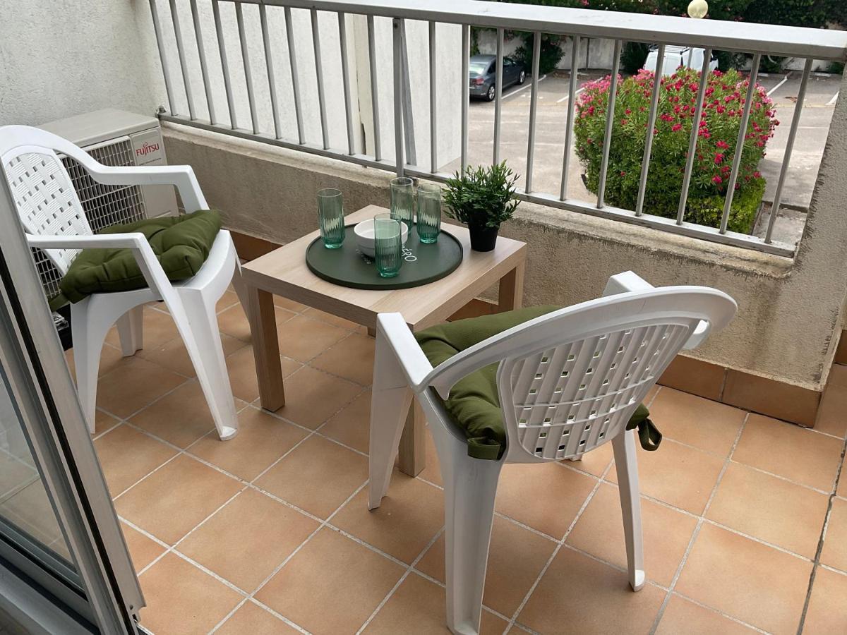 Studio Le Vue Mer Acces Direct A La Plage Parking Prive Clim Belle Terrasse Ле-Гро-дю-Руа Экстерьер фото