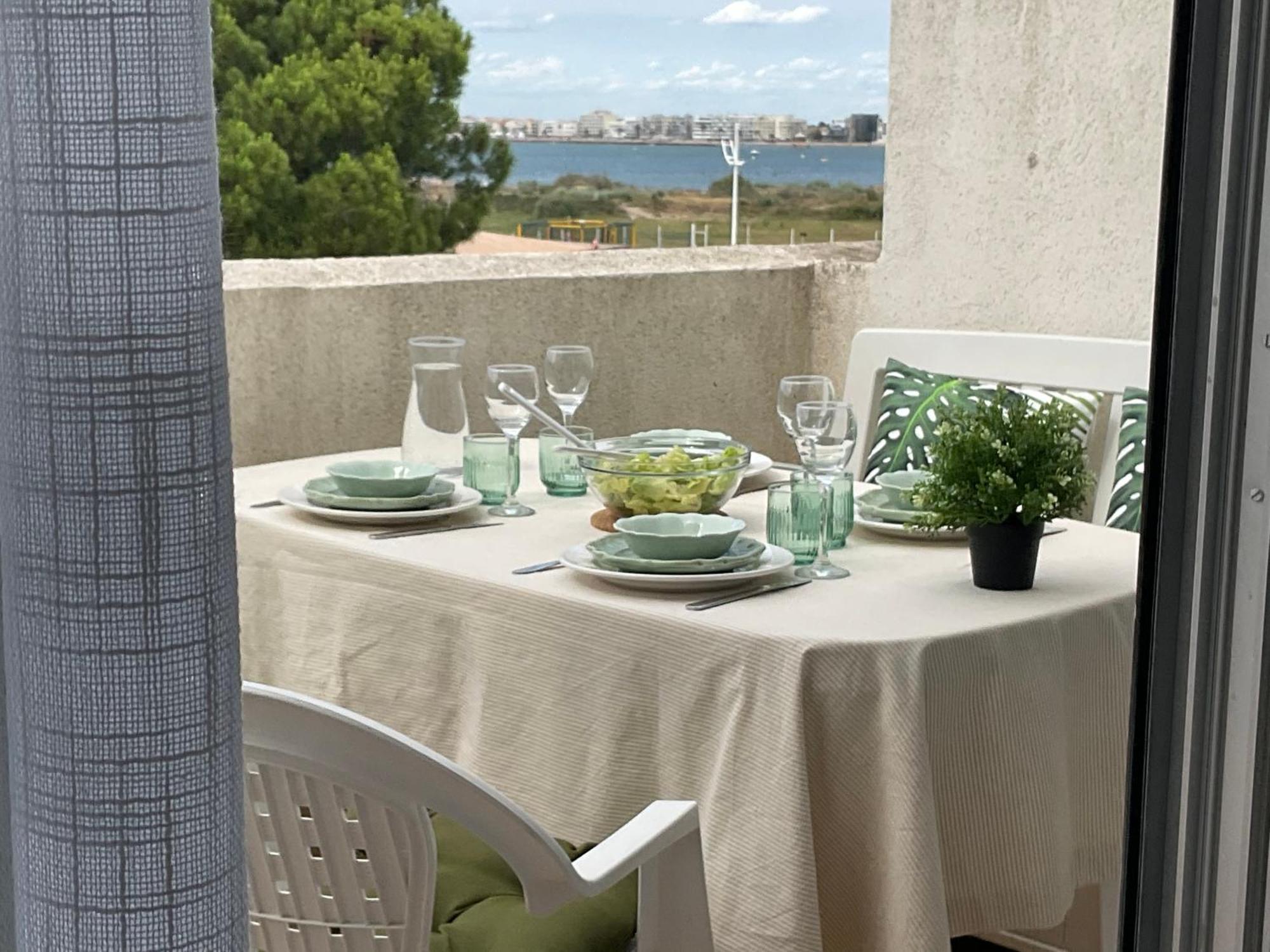 Studio Le Vue Mer Acces Direct A La Plage Parking Prive Clim Belle Terrasse Ле-Гро-дю-Руа Экстерьер фото